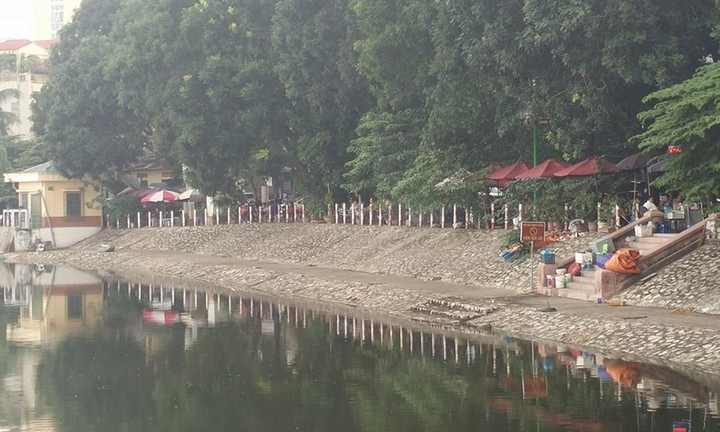 Hà Nội: Chó Pitbull điên cuồng cắn người đi bộ tập thể dục, kéo lê xuống mép nước