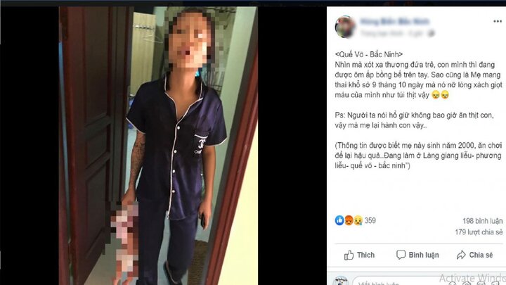 Mẹ đẻ tóm áo, xách cháu bé sơ sinh như món đồ ở Bắc Ninh: Công an thông tin chính thức