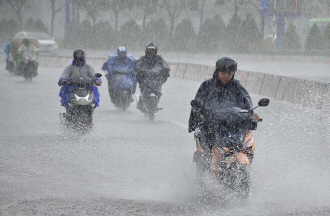 Nghỉ lễ 2/9, các tỉnh Bắc Bộ và Trung Bộ có mưa lớn diện rộng