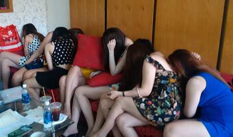 Triệt phá 'động’ mại dâm lớn tại Thái Bình