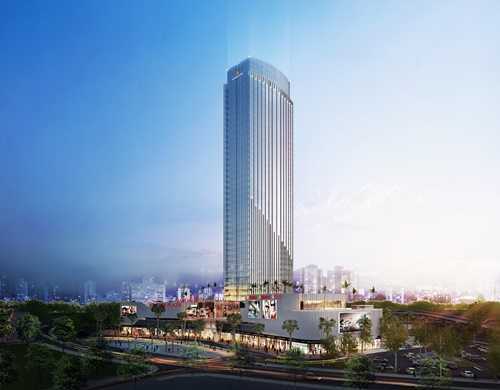 Tòa tháp 45 tầng cao nhất khu vực duyên hải Bắc Bộ chính thức khởi công