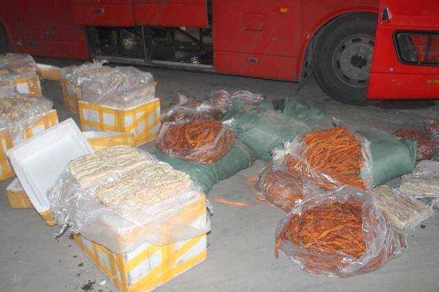 Hơn một tấn nội tạng động vật bẩn suýt thành xúc xích