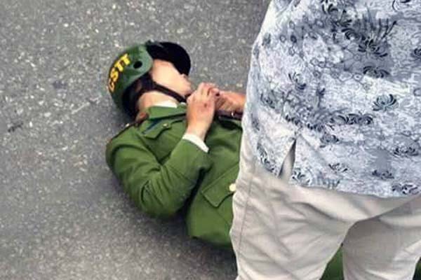Tài xế vượt đèn đỏ, tông trọng thương cảnh sát ở Hải Phòng
