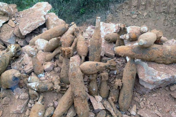 Đào được kho đạn pháo ‘khủng’ ở Quảng Ninh