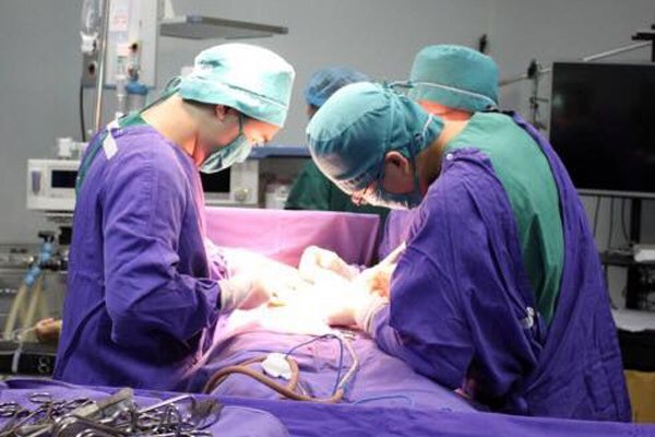 Khối u 'hóa đá’ nặng 2kg trong tử cung bệnh nhân