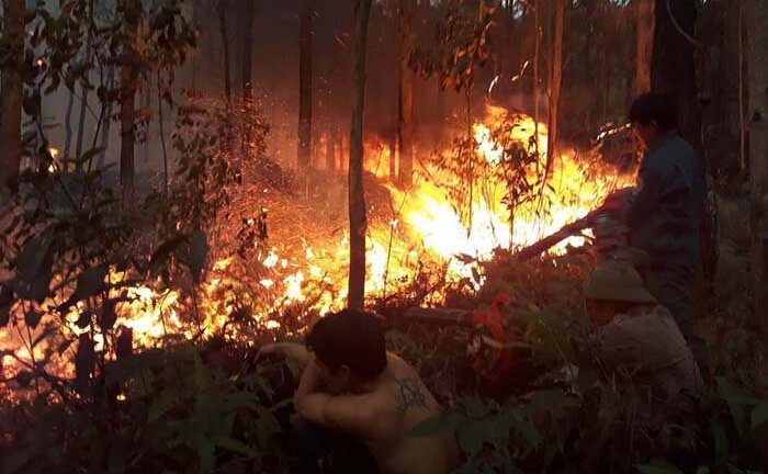 Ngày cúng ông Công, ông Táo, Quảng Ninh liên tiếp xảy ra 2 vụ cháy rừng lớn