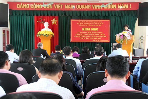 Gần 160 chuyên viên thi nâng ngạch, thăng hạng ở Quảng Ninh