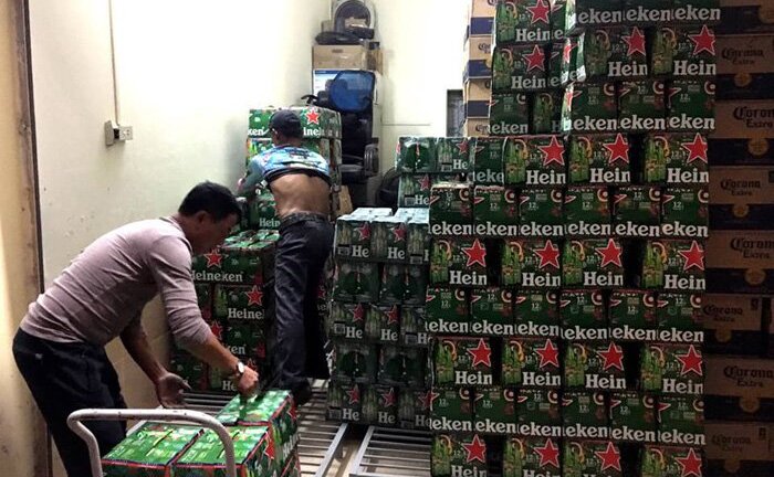 Phát hiện kho chứa hơn 1.000 thùng bia, nước ngọt không rõ nguồn gốc ở Hải Phòng