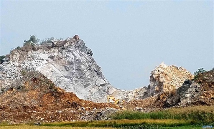 Sạt lở mỏ khai thác đá ở Hải Phòng, 2 người thương vong