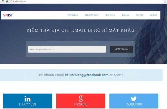 Cách kiểm tra miễn phí mật khẩu Google, Facebook có bị lộ hay không