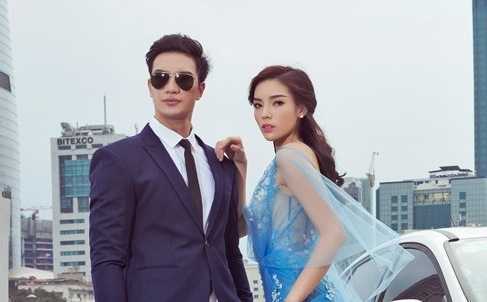 Hoa hậu Kỳ Duyên váy xuyên thấu sexy, tình tứ bên Nam vương Toàn cầu