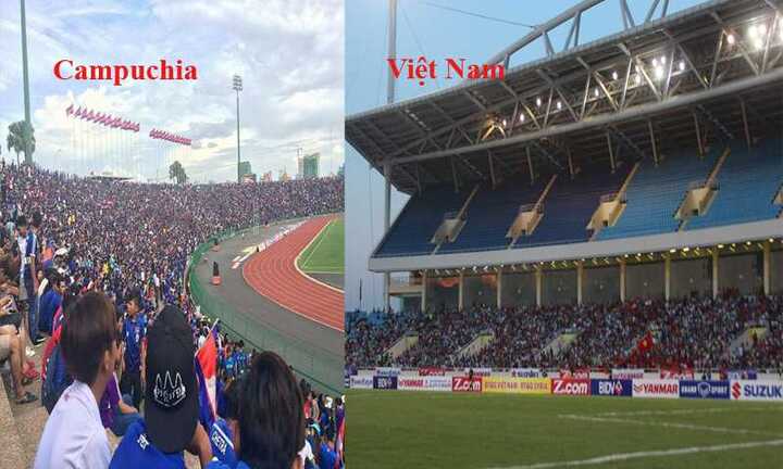Tình yêu bóng đá của người Việt đang đi sau Campuchia?