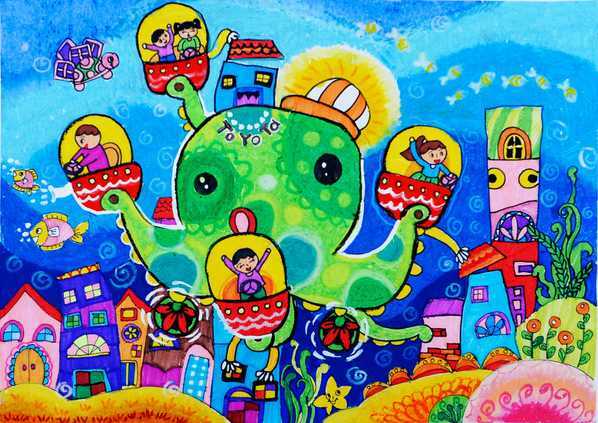 Ý tượng độc đáo ‘chiếc ô tô mơ ước’ của thiếu nhi Việt