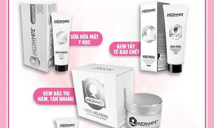 Cách trị hết 80% nám và tàn nhang trong 25 ngày bằng liệu trình Medi White
