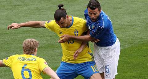 Trực tiếp Euro 2016: Italia vs Thụy Điển