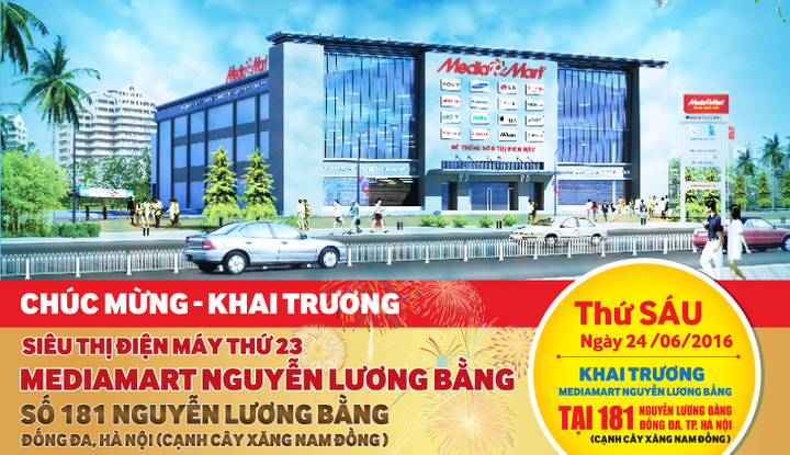 MediaMart khai trương siêu thị điện máy thứ 23 tại Hà Nội