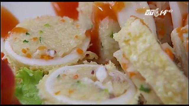 Cách làm mực nhồi xôi chiên lạ miệng, bổ dưỡng