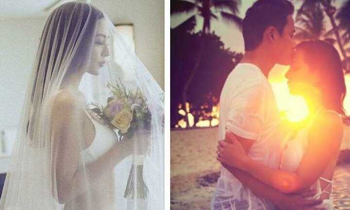 Tranh chấp 228 tỷ với đại gia Đức An, Ngọc Thúy vẫn rạng rỡ bên chồng mới