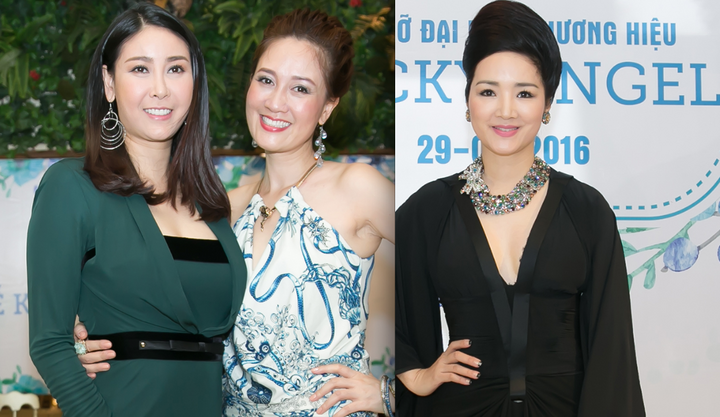 Hà Kiều Anh, Giáng My xinh đẹp đến chúc mừng Hoa hậu Áo dài