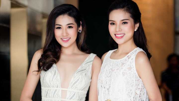 Hoa hậu Kỳ Duyên đọ vẻ gợi cảm với Á hậu Tú Anh