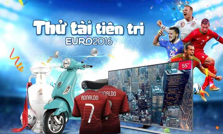 Dự đoán tỷ số Euro - Trúng ngay Vespa cùng Adayroi