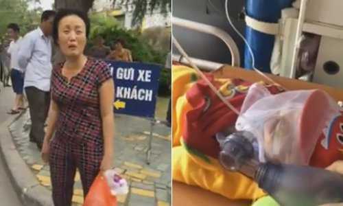 Vụ bảo vệ bệnh viện chặn xe bệnh nhi hấp hối: Xuất hiện clip mới