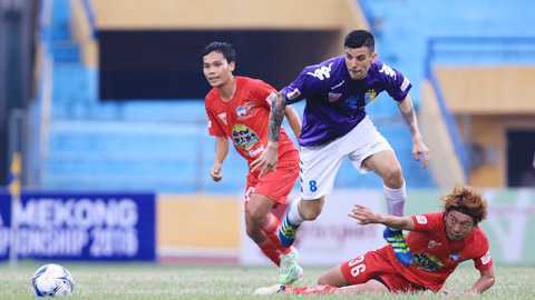 Trực tiếp HAGL vs Hà Nội T&T