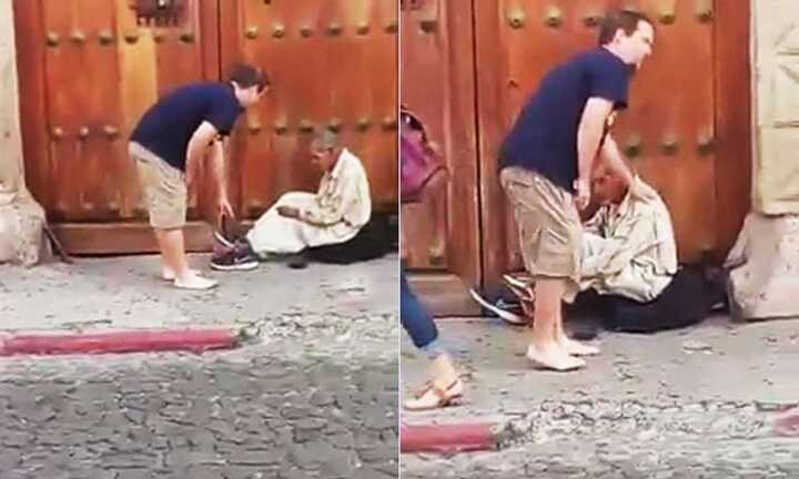 Clip người đàn ông cởi giày tặng người vô gia cư gây 'bão' mạng