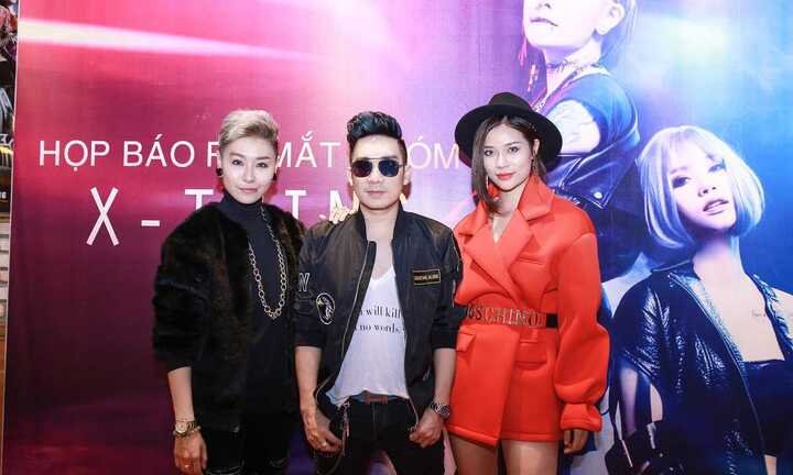 Quang Hà diện đồ cực ngầu đến chúc mừng tân binh Vpop