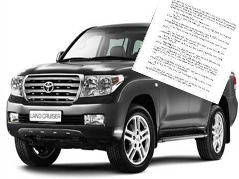 Ninh Bình dùng 3 ôtô tiền tỷ được biếu vào việc gì?