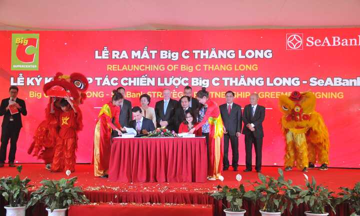 SeABank và hệ thống siêu thị Big C tại Hà Nội ký kết hợp tác chiến lược