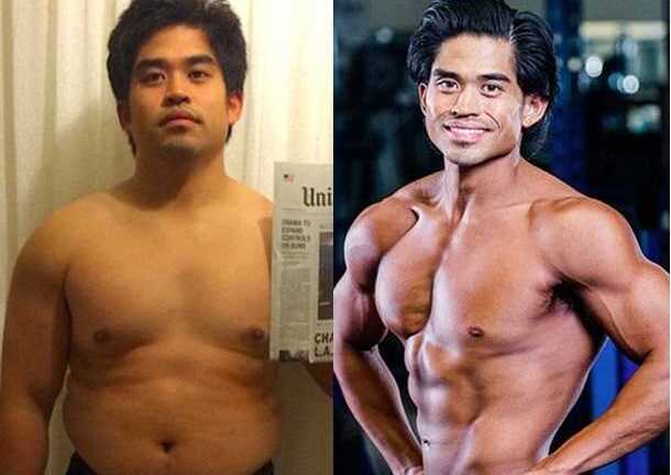 Hình ảnh kinh ngạc chàng trai từ bụng phệ sang 6 múi trong 12 tuần vì vợ sắp cưới