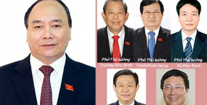 Quốc hội phê chuẩn danh sách 27 thành viên Chính phủ