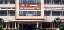 Điểm chuẩn Học viện Hành chính Quốc gia năm 2015