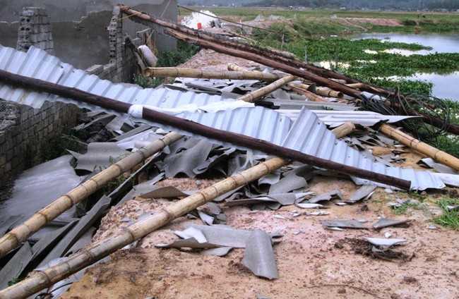 Lốc xoáy càn quét TP.HCM, nhà cửa tan hoang, cây cối đổ la liệt