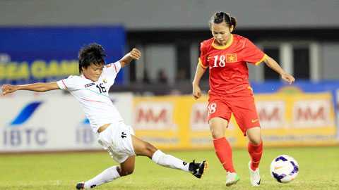 Trực tiếp bán kết AFF Cup nữ: Việt Nam vs Myanmar