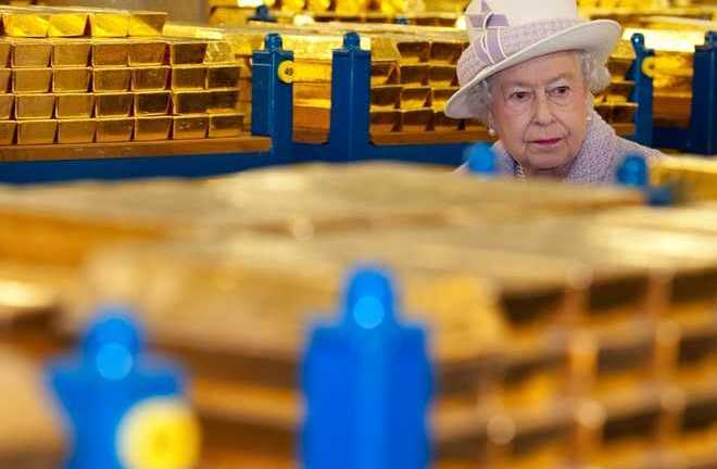 5.000 tấn vàng bên trong hầm chứa của Ngân hàng Anh