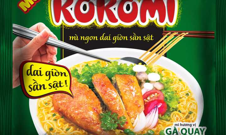 Kokomi - Giới thiệu mì gà quay sa tế mới với quà tặng vua lồng đèn cho bé