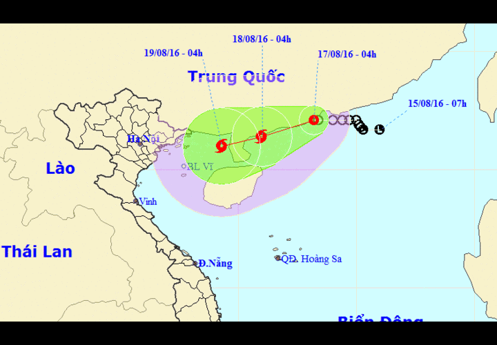 Nguy cơ bão tăng cao, miền Bắc sắp mưa như trút nước