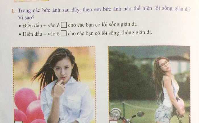 Câu hỏi 'sống giản dị' trong sách lớp 7 khiến dân mạng tranh cãi gay gắt