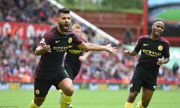 Aguero cùng Nolito tỏa sáng, Manchester City đè bẹp Stoke