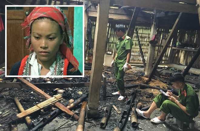 Khởi tố bà mẹ nhẫn tâm sát hại 3 con, đốt nhà rồi trốn vào rừng