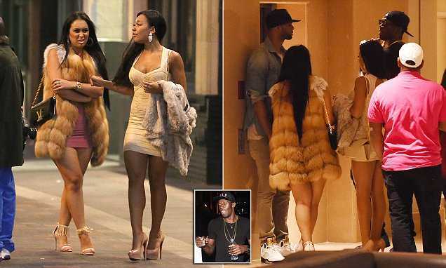 Usain Bolt đưa 2 người đẹp bốc lửa vào khách sạn hạng sang