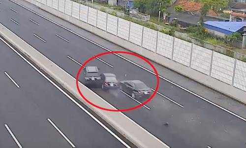 3 ôtô 'dồn toa' tan nát trên cao tốc Hà Nội - Hải Phòng