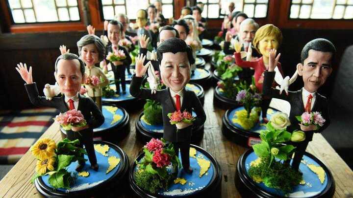 Những hình nộm 'siêu đáng yêu' của các lãnh đạo G-20