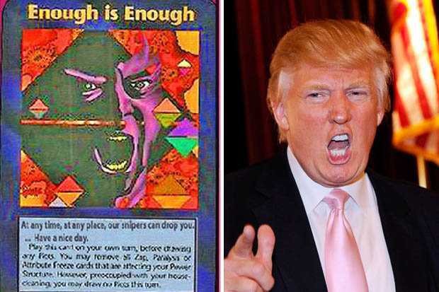 Lời đồn về số phận bi thảm của Donald Trump quanh tấm thẻ bài ghê rợn