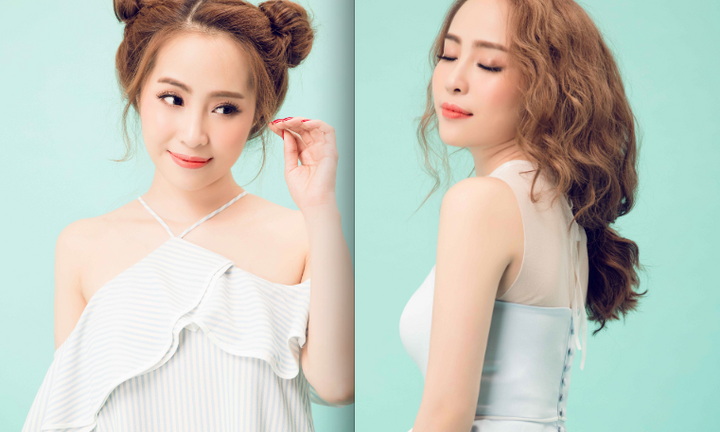 'Cá sấu chúa' Quỳnh Nga gương mặt ngây thơ, thân hình gợi cảm