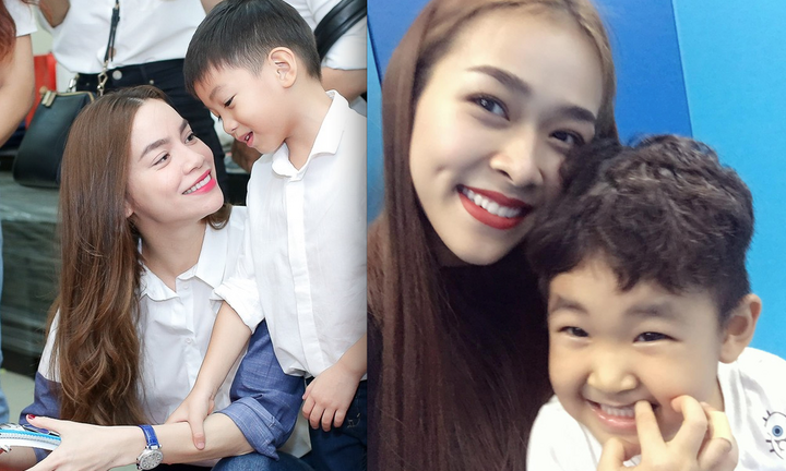 Những hình ảnh cực đáng yêu gây 'sốt' của nhóc tì nhà Hà Hồ, Khánh Thi