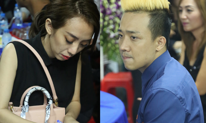 Trấn Thành, Thu Trang và làng hài Việt rưng rưng trước linh cữu Minh Thuận