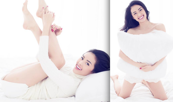 Bạn gái Cường Đô la tung ảnh gợi cảm đón tuổi mới